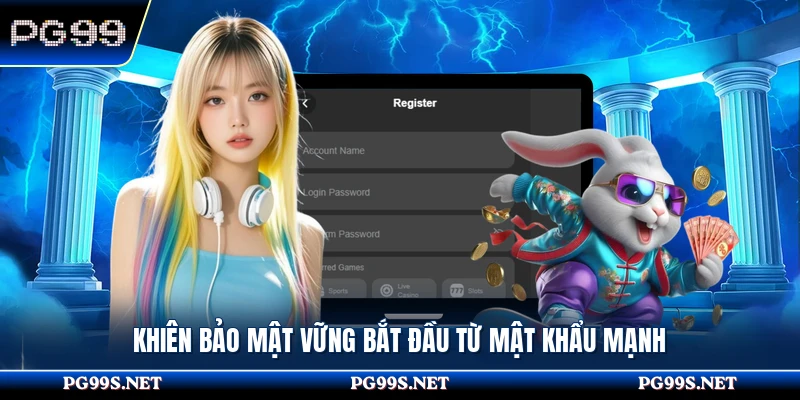 Khiên bảo mật vững bắt đầu từ mật khẩu mạnh