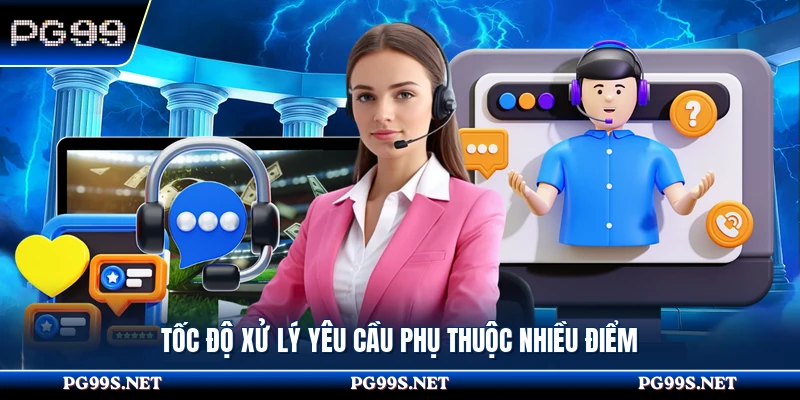 Tốc độ xử lý yêu cầu phụ thuộc nhiều điểm